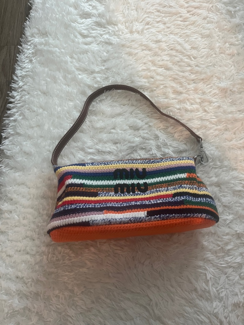 Miu Miu Crochet pouch